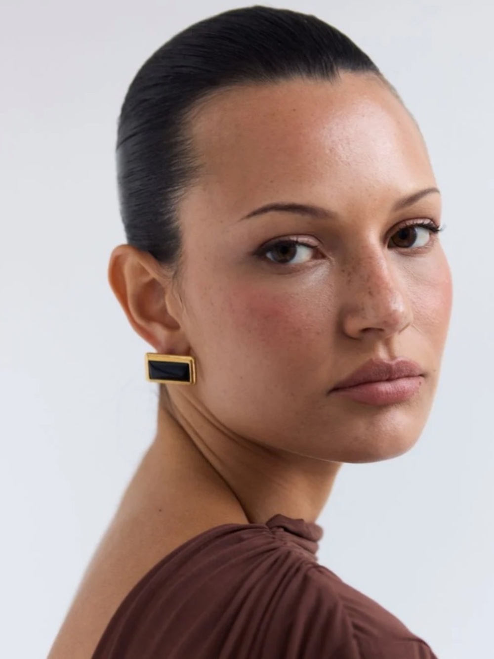 Heaven Mayhem Archer Rectangle Earrings